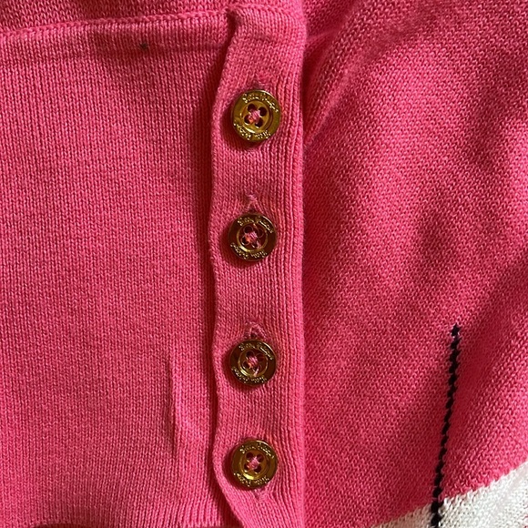 Lilly Pulitzer argyle sweater - Picture 4 of 5